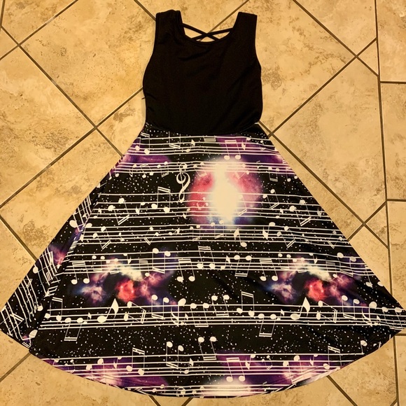 🌙Musical Galaxy Pin-Up Dress✨ - Picture 2 of 3